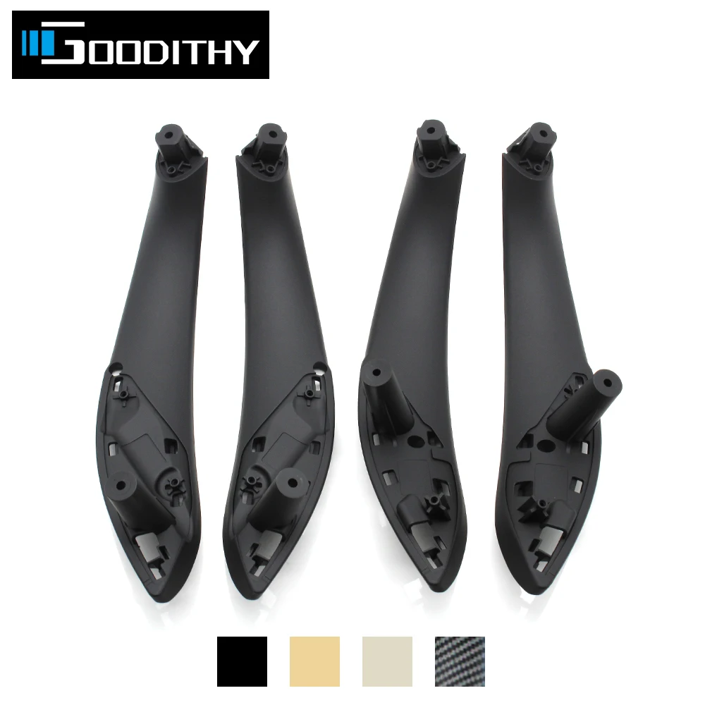 

Carbon Black Beige Left Right Interior Door Handle Cover Trim Set For BMW 3 4 Series M3 M4 F30 F31 F34 F36 F32 F33 F80 F82 F83