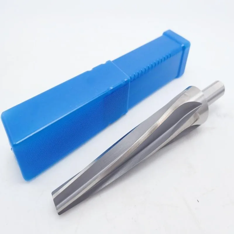 HSS Spherical Spiral Taper Reamer Straight Shank, 7° 10° Non-Standard Conical Reaming Tool For Machining Work