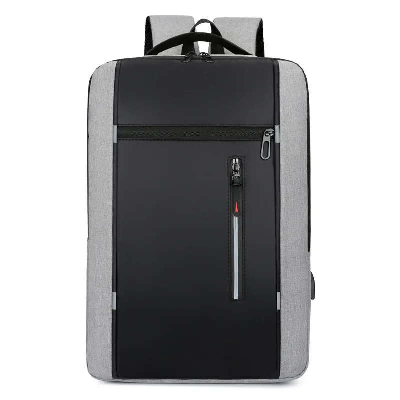 USB Men\'s Shoulder Bags Can Be Wholesale Fashion Large Capacity Computer Bags Multi-layer Waterproof Travel Student Backpack