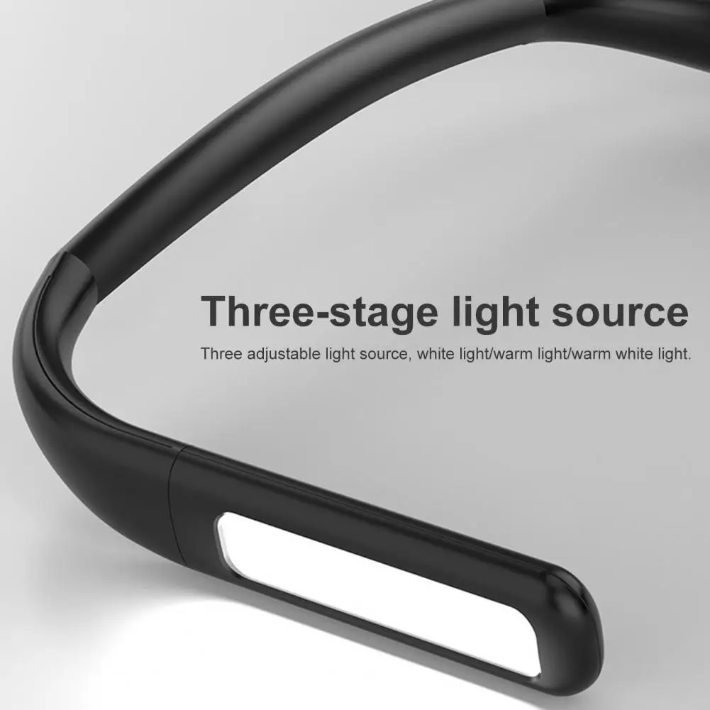 LED Neck Light Dimmable Flicker Free Non-Glaring Ultralight Color Temperature Adjustable Illumination Rechargeable Handsfree LED