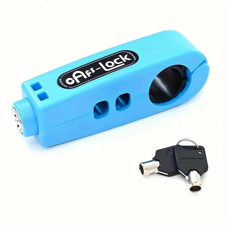 Bloqueo Antirrobo Universal para Manillar, Bloqueo de Seguridad Ajustable para Acelerador, Freno y Embrague para Motocicleta, Scooter, Bicicleta Eléctrica