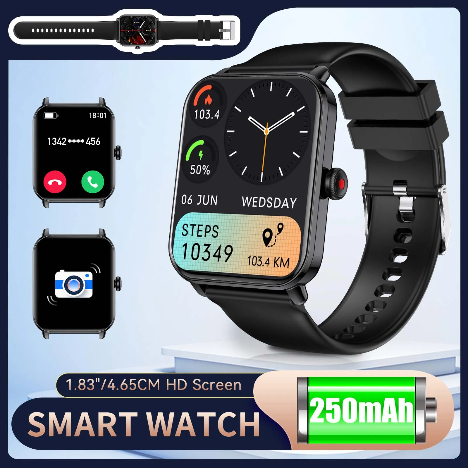 

Смарт-часы EIGIIS, фитнес-трекер активности, 110 + спортивный IP68, водонепроницаемые, пульсометр/монитор сна/шагомер/каловые аксессуары, фитнес-часы