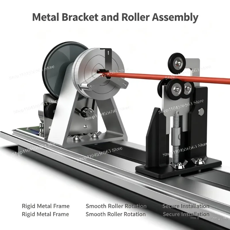 Forward & Reverse Adjustable Speed Fishing Rod Repair Machine, Durable Workbench for Fishing Rod Making Refinishing Maintenance