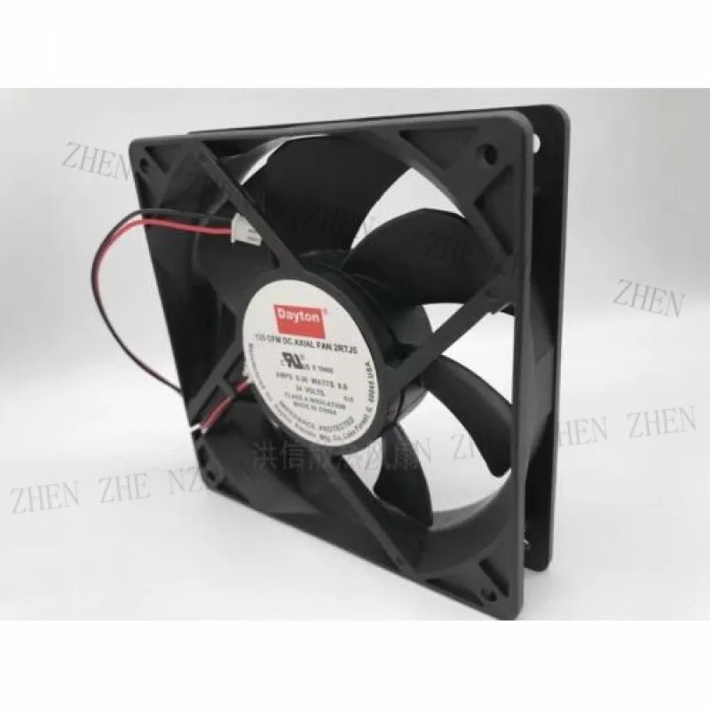 

Y ДЛЯ Dayton 133CFM DC AXIAL 2RTJ5 24 В 0,36 А 120*25 мм 2-контактный охлаждающий вентилятор