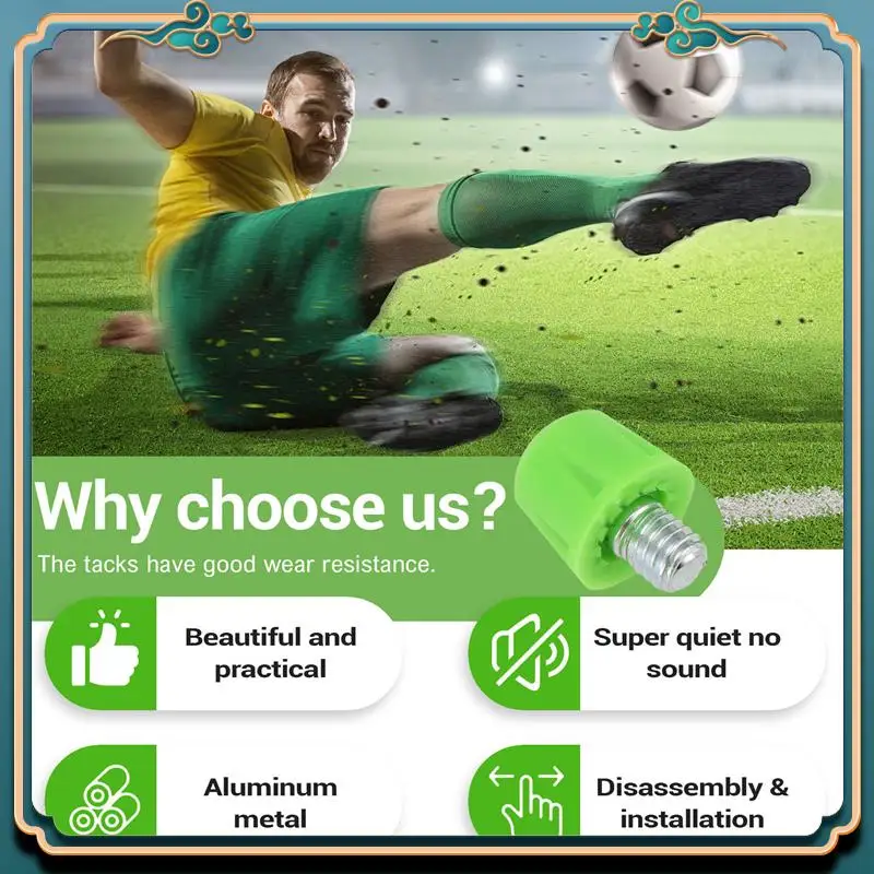 최신 12Pcs 축구 부츠 스터드 미끄럼 방지 스레드 나사 M6 전문 교체 스파이크 SG To AG For Adidas