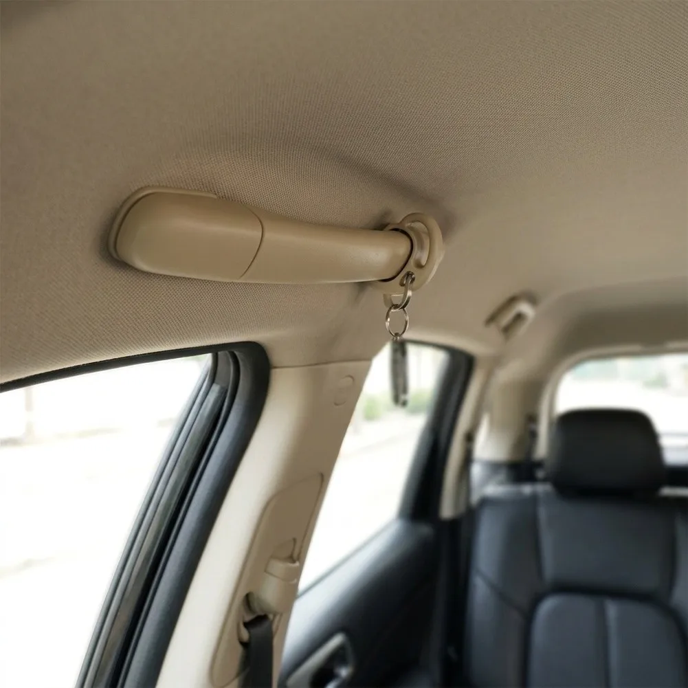 Roof Grab Handle Kit for Kia Sportage 2005 2006 2007 Includes Pull Handle and Side Beige ABS OEM 853972E000 853902E100