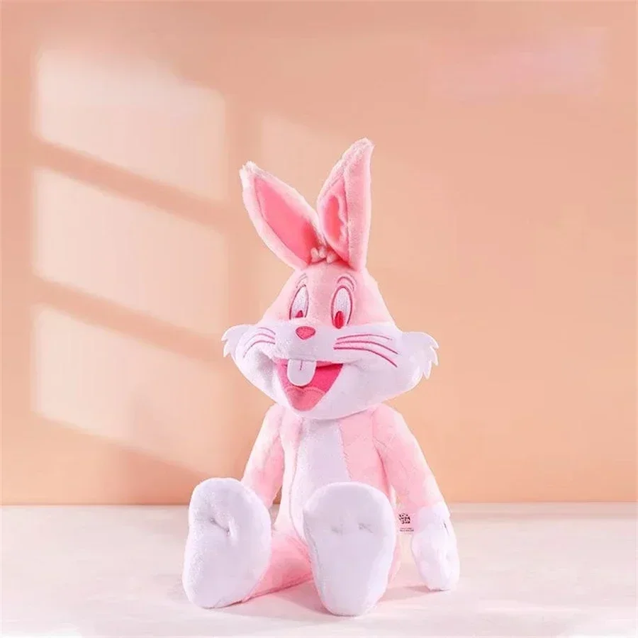 Pink Series Looney Tunes Plushies Cute Kawaii Pink Bugs Bunny Plush Toy Tweety Bird and Daffy Duck Stuffed Doll Toys