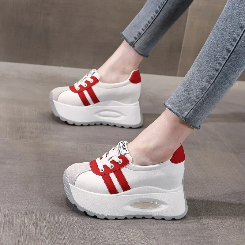 

Best-selling High Quality New Shallow Mouth Increase Thick Sole Breathable Platform Casual Shoes