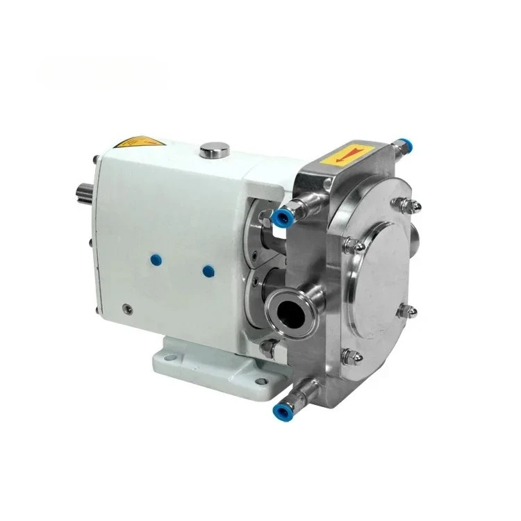 

sanitary 316L transfer pumps high viscosity electric liquid rotary lobe pump