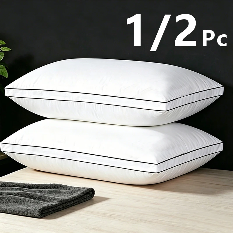 1/2 Pcs Star Rated Hotel White Hotel Same Pillow Core High Rebound Home Dormitory Adult 48x74 Pillow