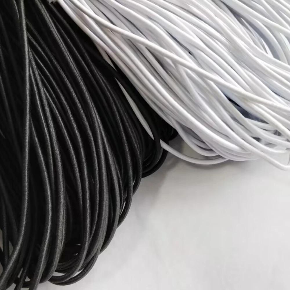 5 Meters Strong Elastic Rope Bungee Shock Cord Stretch String for DIY Jewelry Making Outdoor Project Tent Kayak Boat Backage