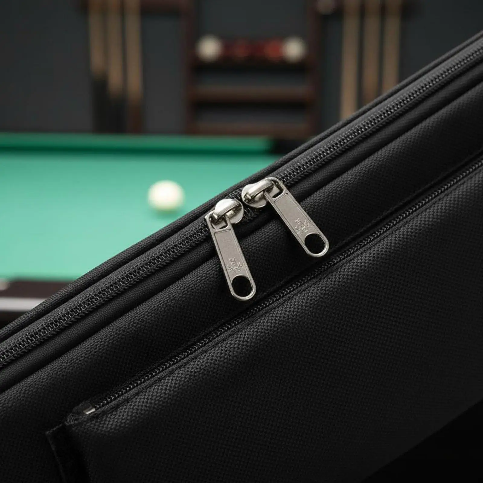 Pool Cue Bag Shoulder Carry Soft Padded Cue Bag Easy to Clean for Billiards Club