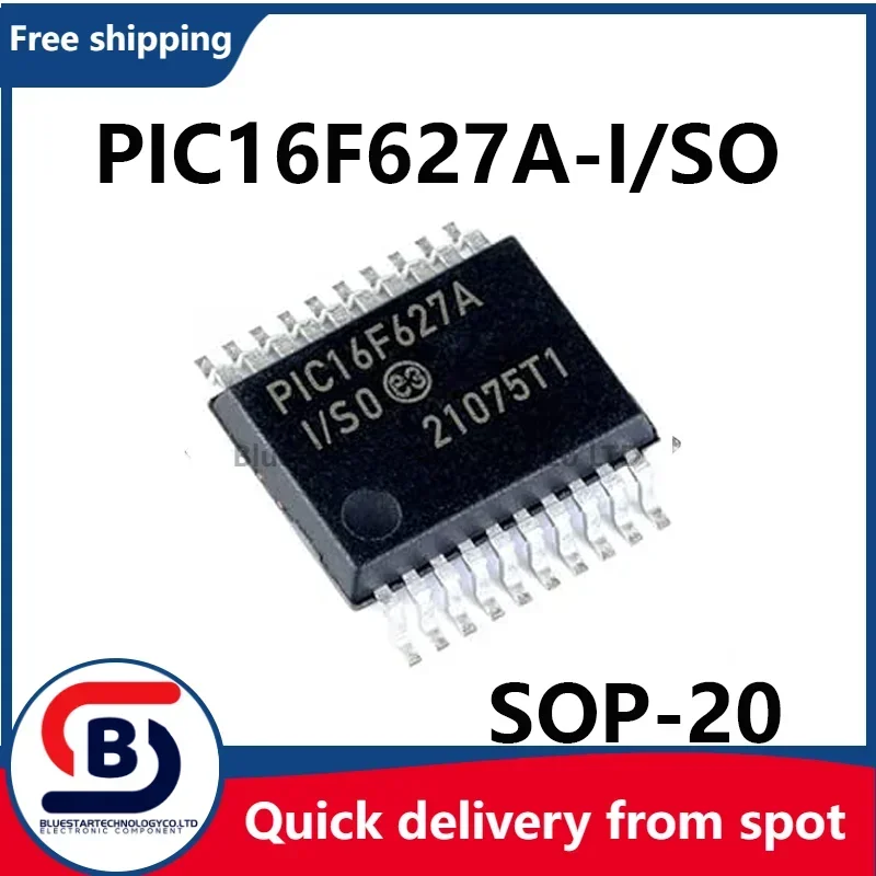 

Бесплатная доставка 10-50 шт./лот PIC16F627A-I/SO PIC16F627A PIC16F627 16F627A 16F627 SOP20 Быстрая доставка со места
