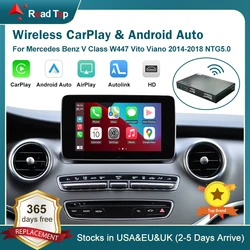 Wireless CarPlay for Mercedes Benz V-Class W447 2014-2018 Vito Viano, with Android Auto Mirror Link AirPlay Car Play Functions