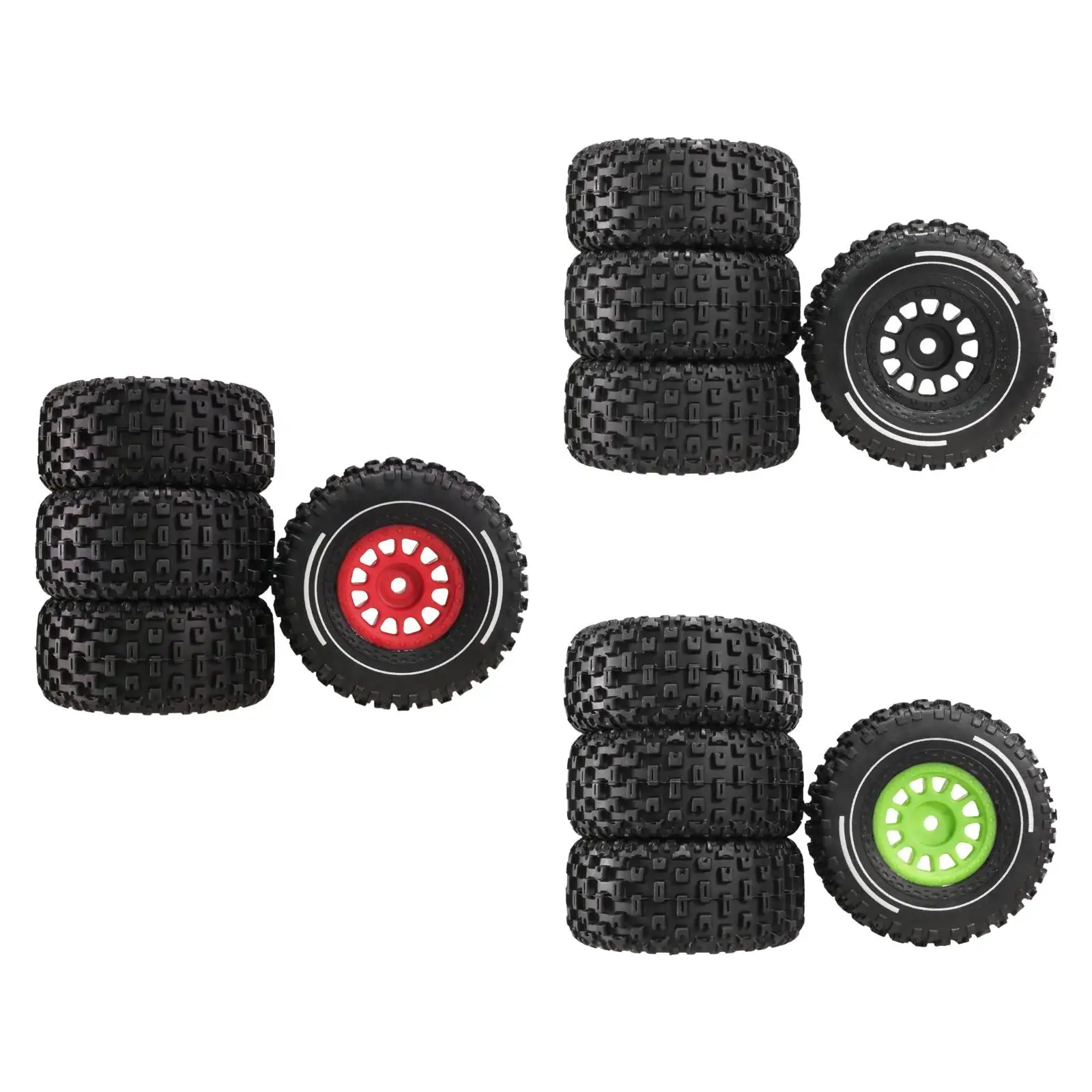 Ban mobil RC, 4 buah, aksesori yang mudah digunakan, pengganti praktis