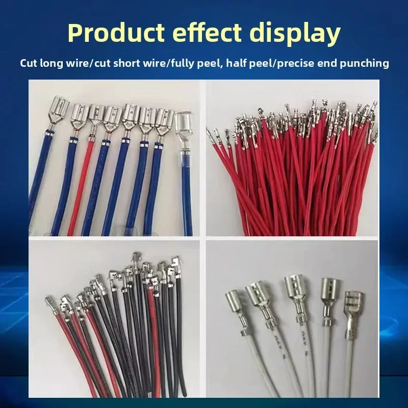 Automatic single-head terminal machine Automotive wiring harness Electronic wire terminal crimping machine Automatic