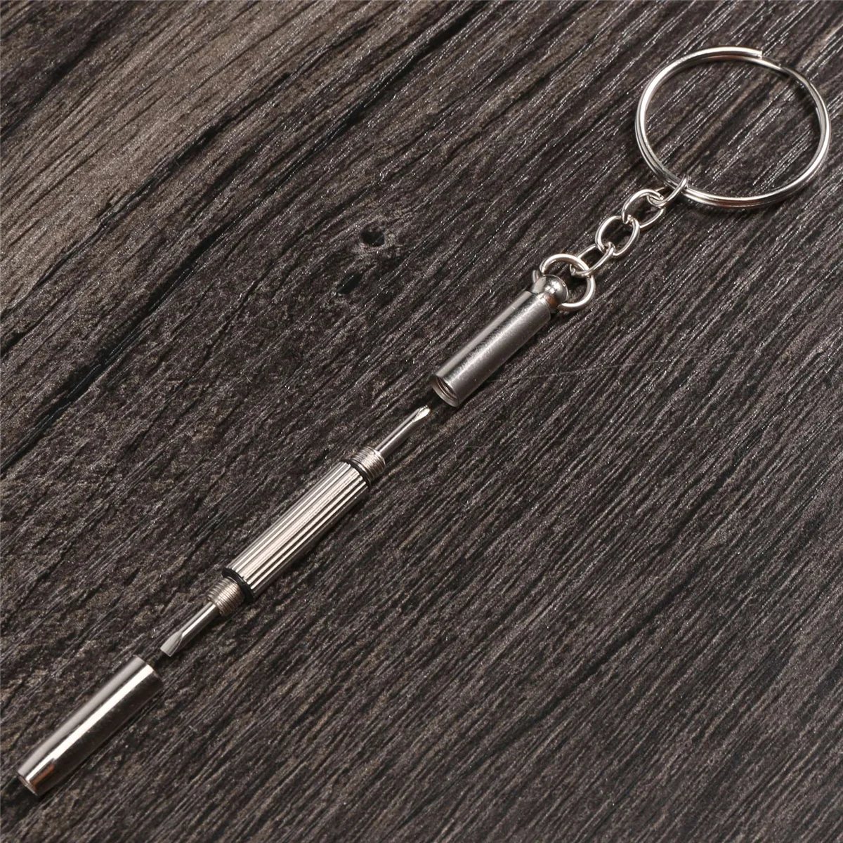 

ABQR 100Pcs/Pack Eyeglass Screwdriver Sunglass Glasses Watch Repair Tool Kit with Keychain Portable Screwdriver Tool