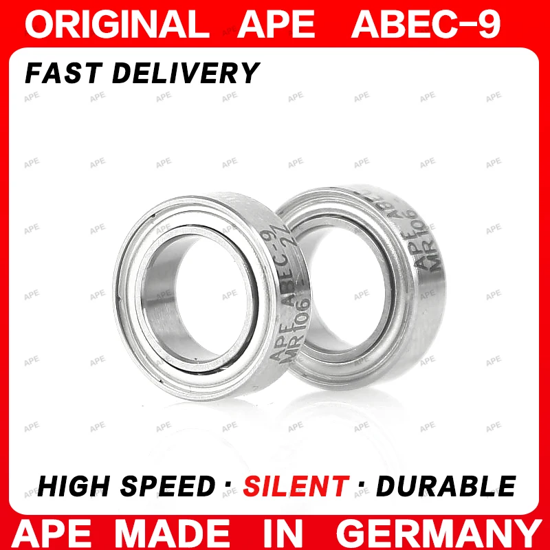 10-100pcs ABEC-11 Germany APE MR128ZZ 678ZZ Bearing 8x12x3.5 mm L-1280ZZ MR128 678 -2RS ZZ micro precision ball bearings