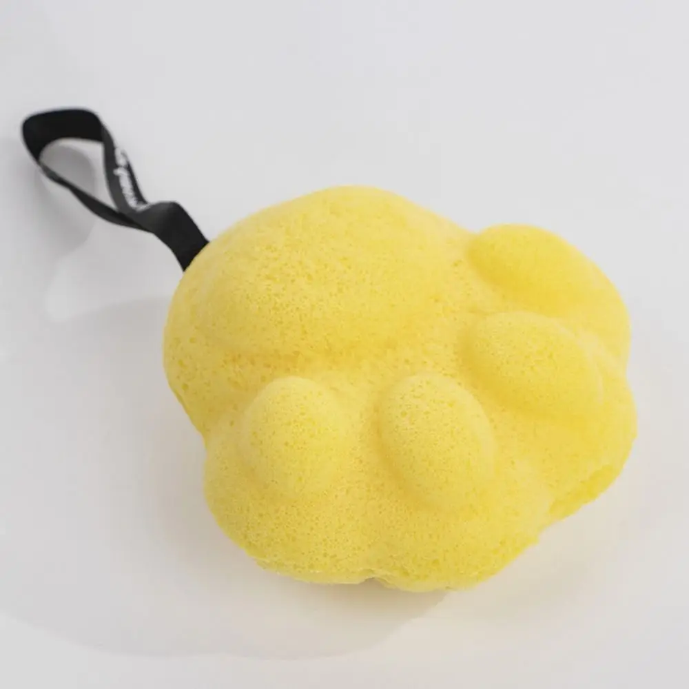 Soft Cat\'s Paw Shower Balls Bath Dead Skin Remover Baby Bath Sponge PE Bathroom Accessories Cartoon Washes The Earth Home