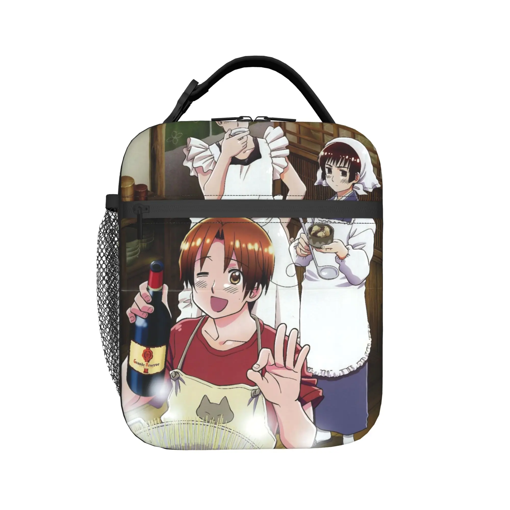 Insulated Lunch Box Hetalia Axis Powers Accessories  Lunch Food Box Multifunction Cooler Thermal Lunch Box For Travel