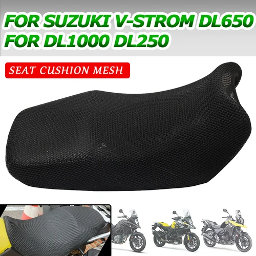 Imagen 2 del producto Funda protectora de tela de malla 3D antideslizante para motocicleta, funda de asiento para Suzuki v-strom VStrom DL650 DL1000 DL250 DL 650 1000 250