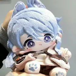 20cm Game Kamisato Ayato Genshin Impact Plush Cotton Doll Body Cosplay Anime Lovely Dress Up Stuffed Toys Dolls Gift