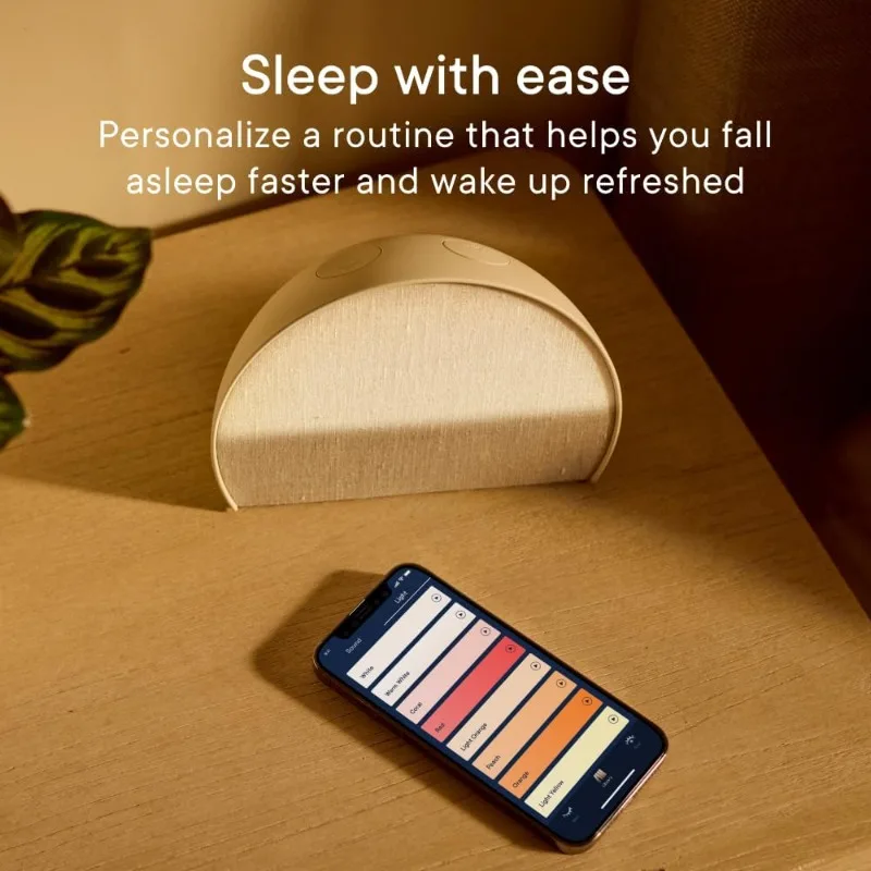 Sunrise Alarm Clock, Sound Machine, Smart Light (Putty) ー Your Smart Sleep Clock, White Noise, Customizable Sleep Routines