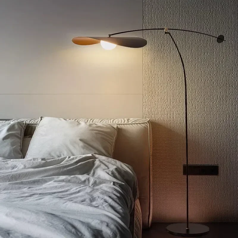 Nordic Living Room Sofa Personalized Creative Bedroom Study Lighting Designer Ufo Rocker Arm Floor Lamp