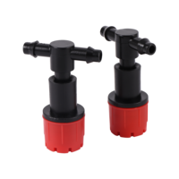 10Pcs 6mm Dripper Nozzle ground plug Adjustable Watering Emitter Garden Micro Drip Irrigation Potted Bonsai Plants Watering tool