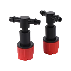 10Pcs 6mm Dripper Nozzle ground plug Adjustable Watering Emitter Garden Micro Drip Irrigation Potted Bonsai Plants Watering tool