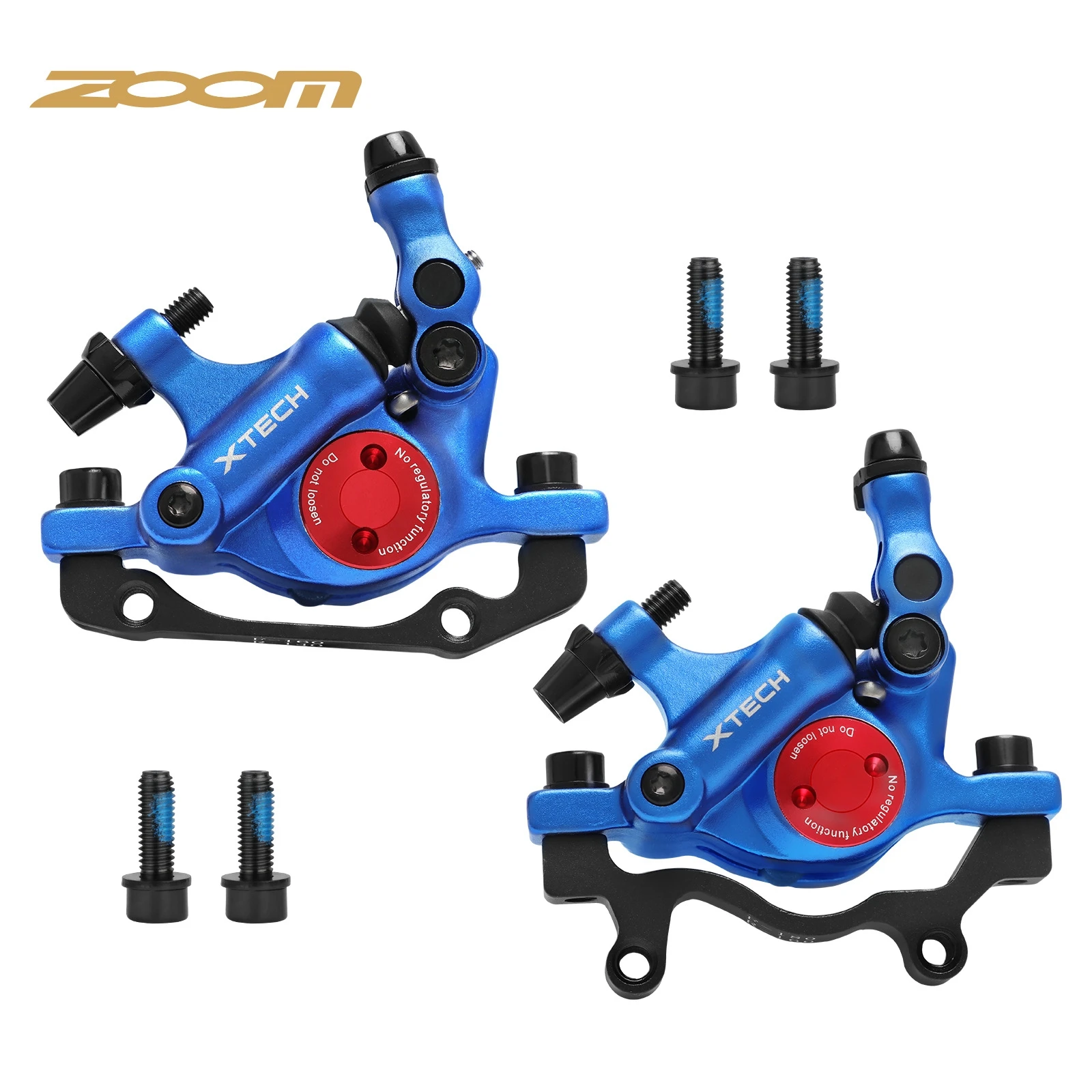 ZOOM Folding Bicycle Disc Brake Caliper Mechanical Line Pulling Clamp Hydraulic CNC Mountain Bike Parts