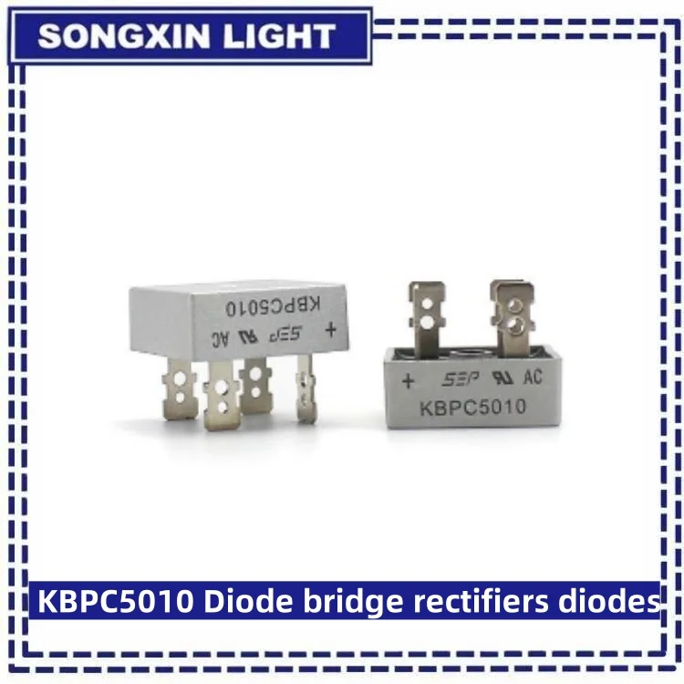 2PCS/Lot KBPC5010 Diode bridge rectifiers diodes 50A 1000V KBPC 5010 power rectifier diode electronic components