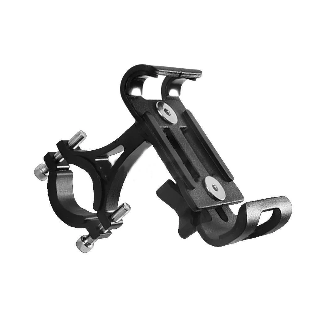 360 ° Drehen Metall Motorrad Fahrrad Telefon Halter Anti-rutsch Halterung GPS Navigation Clip Universal Fahrrad Ständer für Alle Smartphones