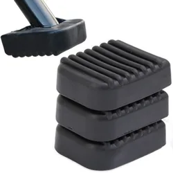 Black Rubber Motorcycle Stand Pad Motorcycle Side Stand Kickstand Foot Extension Support Foot Pad Base Motorcycle Accessory