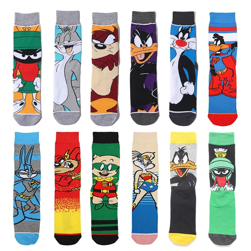 Hot sale Funny Anime Cartoon Animal Socks Rabbit Duck Cat Fashion Personality Novelty Men and women Comfort Breathable Sock