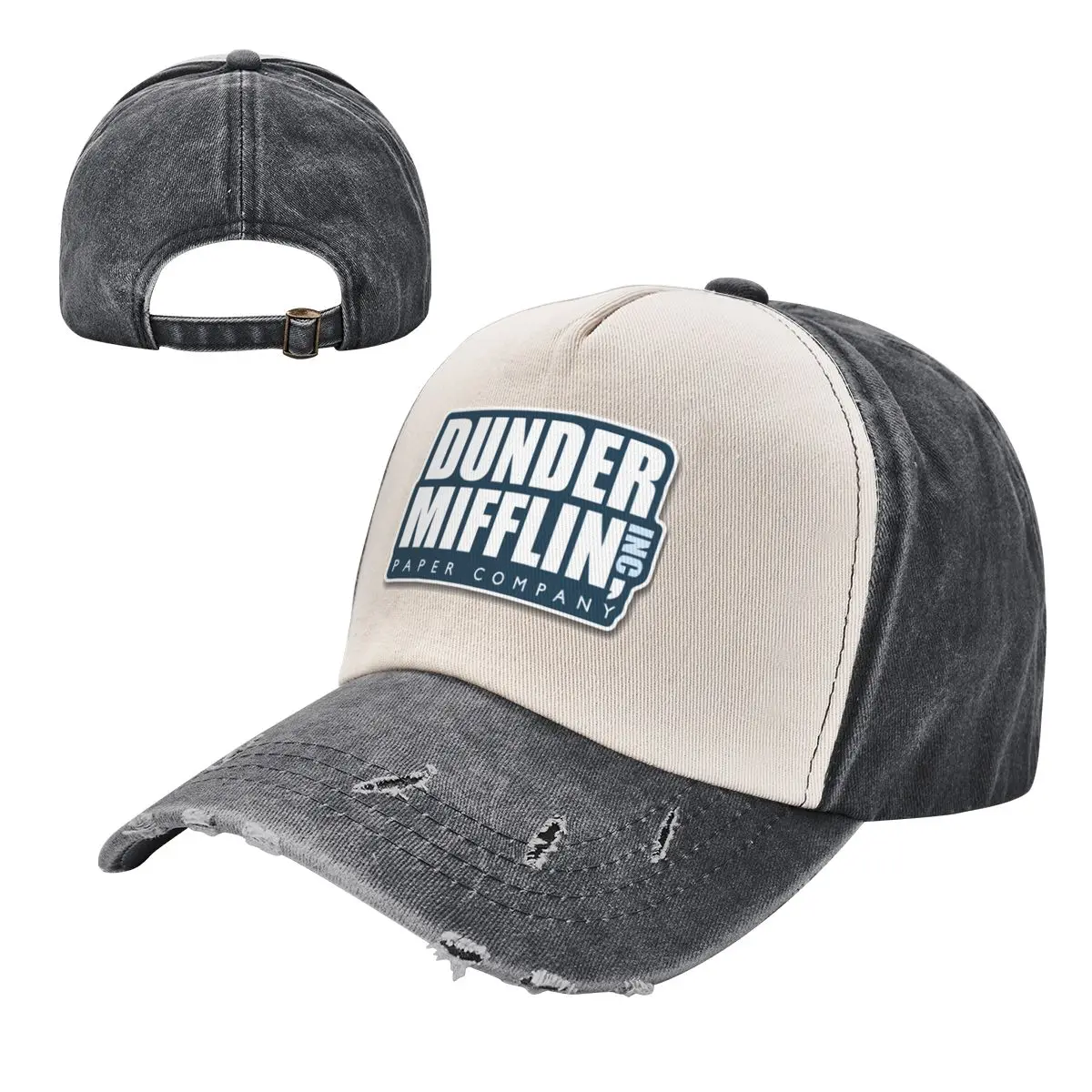 

Unisex Fashion Dunder Mifflin London Washed Baseball Caps