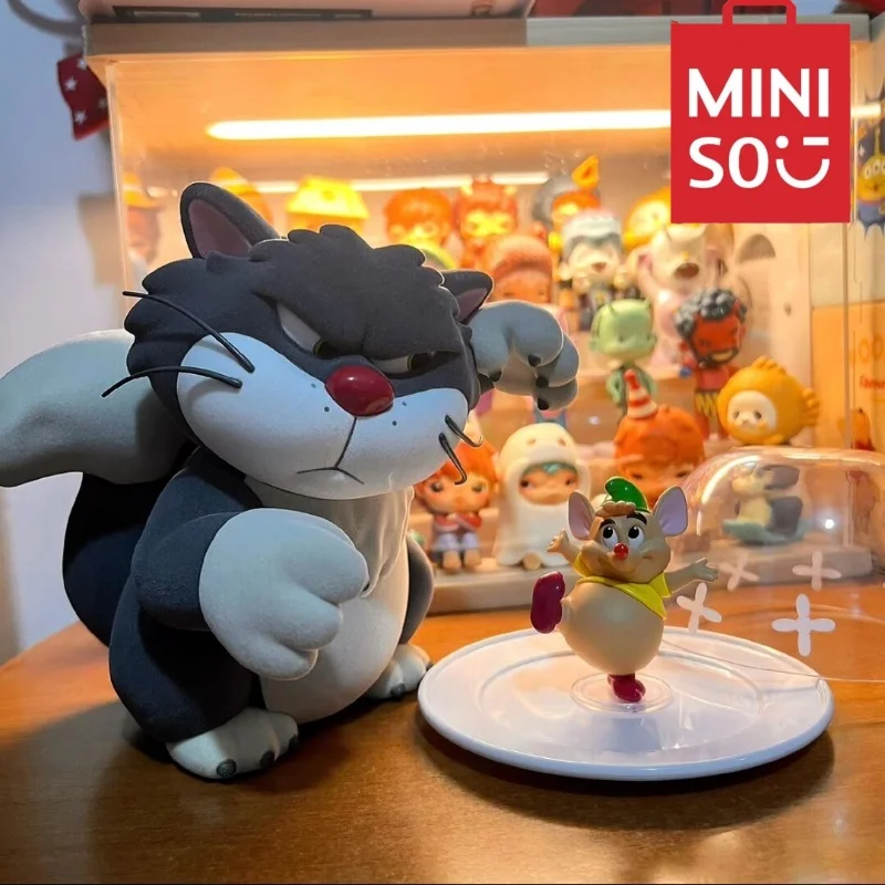 

Miniso Disney Lucifer Cat Kawaii Doll Toy Anime Cartoon Pvc Creative Cute Model Jewelry Pride Moment Series Handmade Jewelry