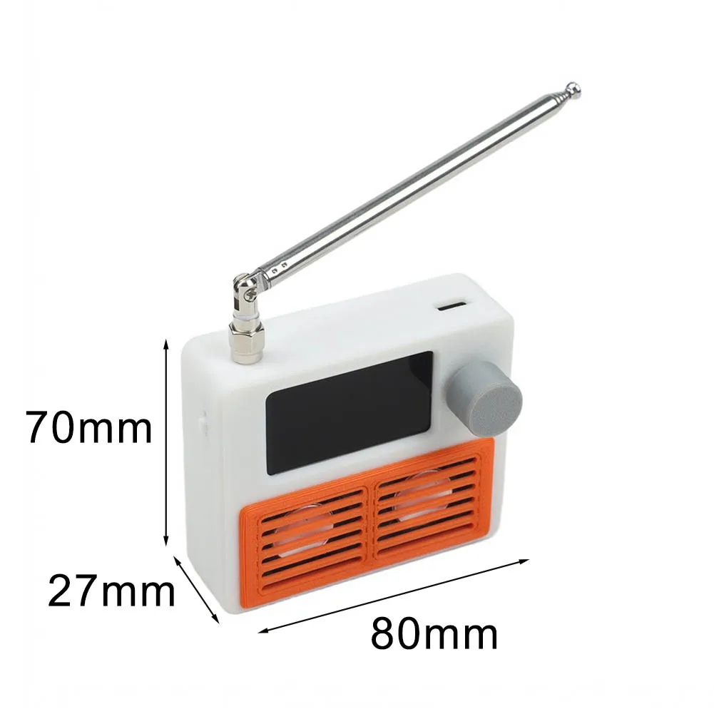 For Full-Band Radio with Si4732 Tuner 1.9-inch IPS Display Dual 3W Speakers PCM5102A Radio Support and USB Upgrade Path