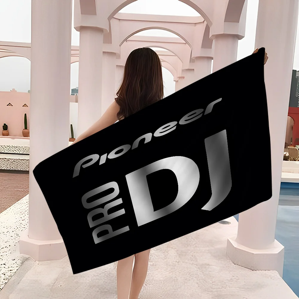 Pioneer Dj Pro Music Beach Towels Shower Towel Sauna Travel Spa Microfiber Quick Dry Gym Accessories Cute Room Decor