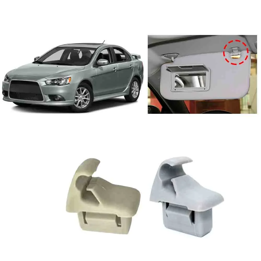 1 Pcs Sun Proof Fixer Beige or Gray for Lancer CX CY CZ MR654343 Clip for Outlander GF GG Shield Holder for Eclipse Cross GK ASX