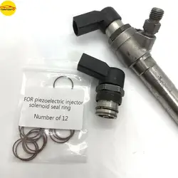 12PCS CRIN Piezo Injector Solenoid Valve Seal Ring Gaskets Repair Kits for Simens