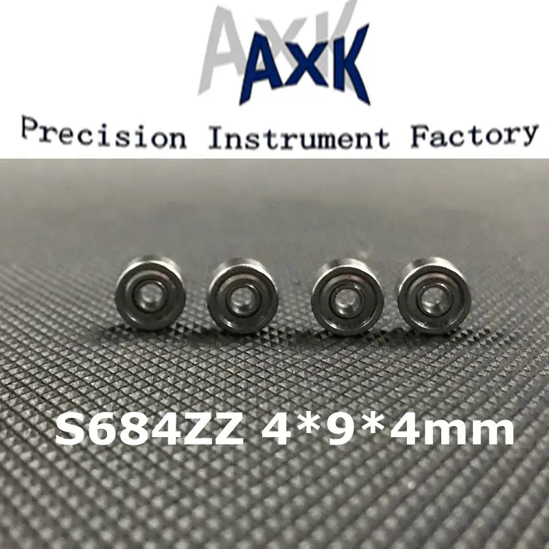 

Распродажа, новый подшипник S684zz Abec-3 (10 шт.) 4*9*4 мм 440c из нержавеющей стали S684z шарикоподшипники S684 Zz S618/4z