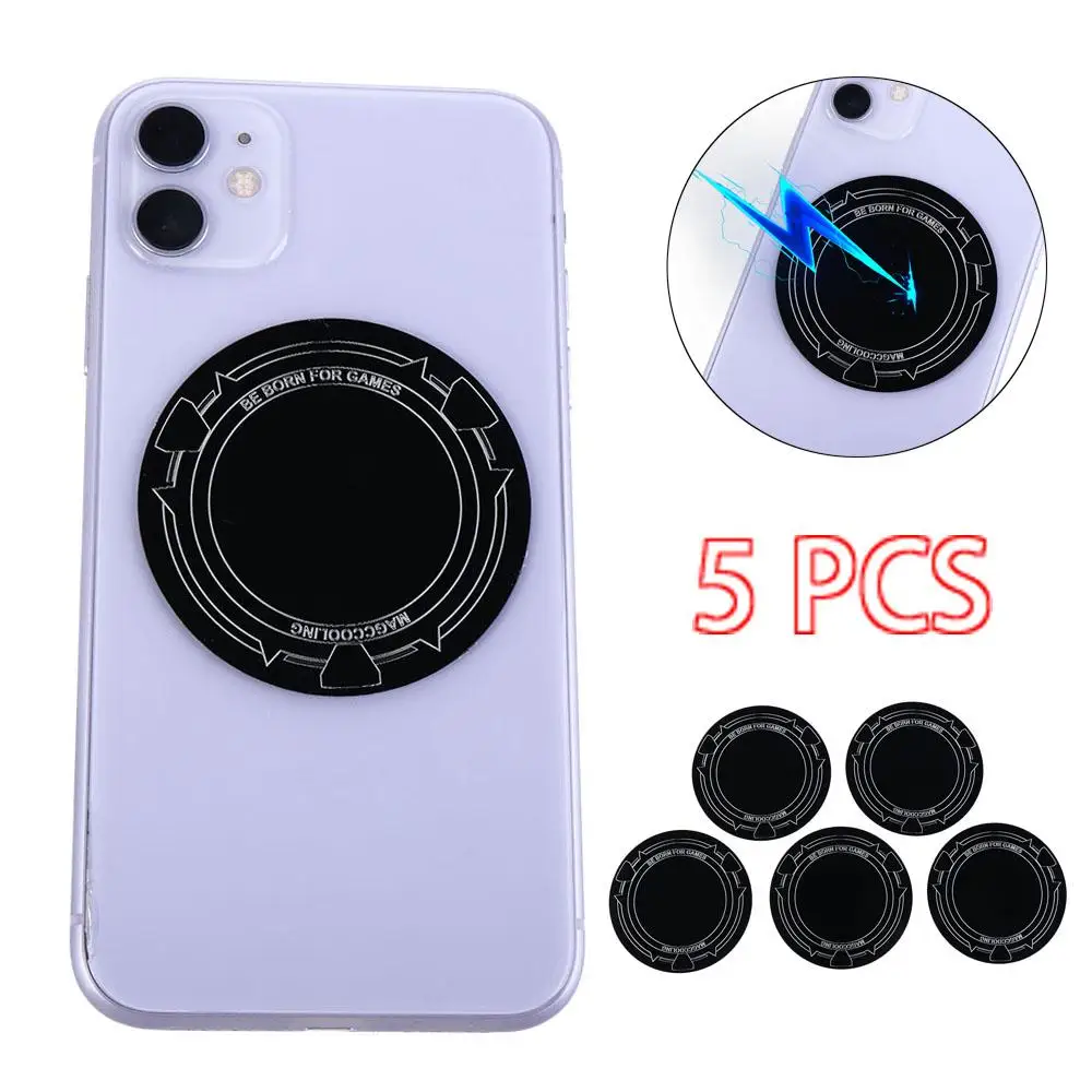Stiker Stiker Pendingin Radiator Magnetik Pendingin Game Pelat Logam Termal Pelat Pendingin Logam Radiator Ponsel