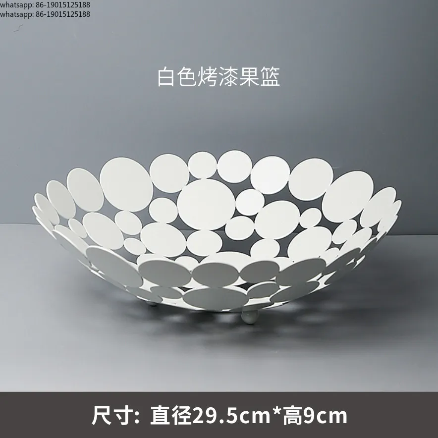 

Fruit plate light luxury high-end living room small ornament fruit plate household tea table snack fruit basket
