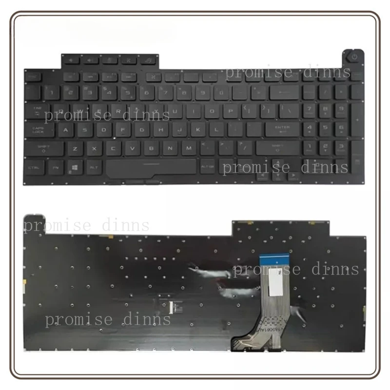 M  New for Laptop US RGB Per Key Backlit keyboard for Asus ROG Strix G G731GU GL731GU