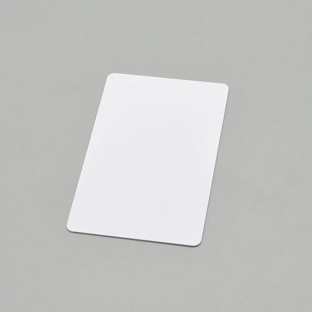 10pcs High Glossy Blank PVC Business Card Design Logo Name Thank You ID Card Waterproof and Double Sided Printing NOT NFC Cards