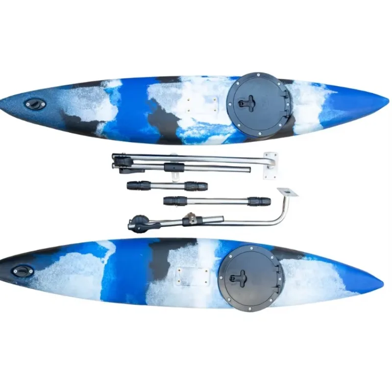 LDPE Solid Kayak Outrigger Stabilizer Kit, Heavy Duty Balance Float Accessories for Saltwater Ocean Surfing Fishing Kayaks
