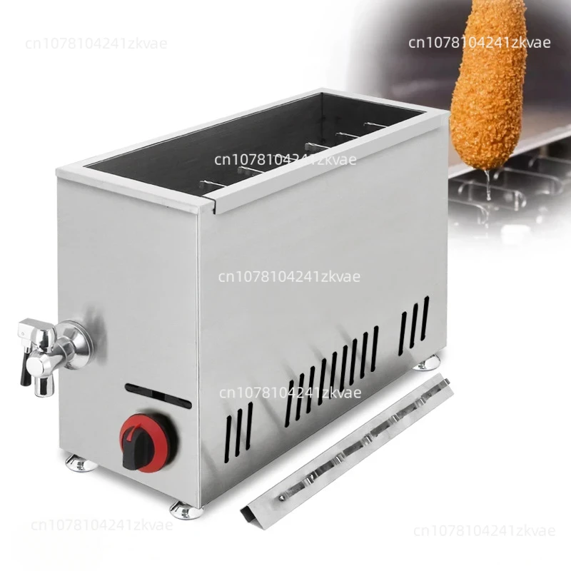 LPG Gas Deep Frying Machine, Korean, Cheese, Hot Dog, Commercial