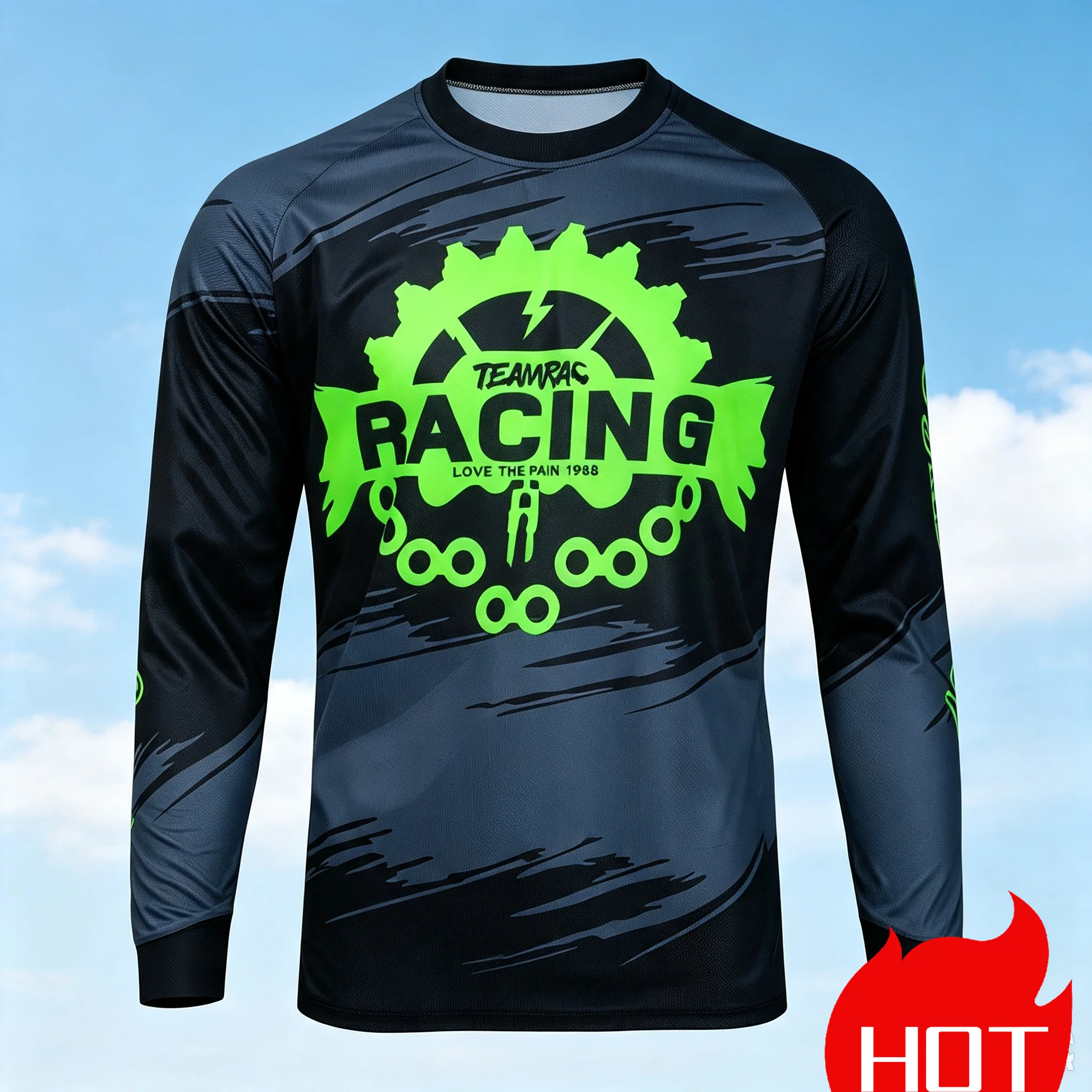Fashion Men's Downhill Jersey Mtb Mountain Bike Mtb Shirts Offroad Dh Motorcycle Motocross Sportwear Bicycle Racing Cycling tops