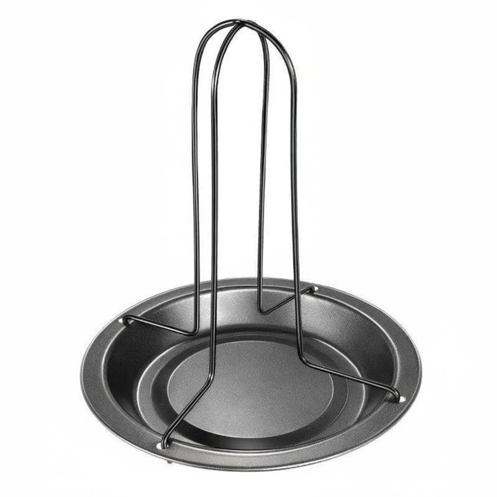 Grill Rack Vertical Chicken Roasting Barbecue Accessory with Flavor Infusion Canister for Outdoor Cooking